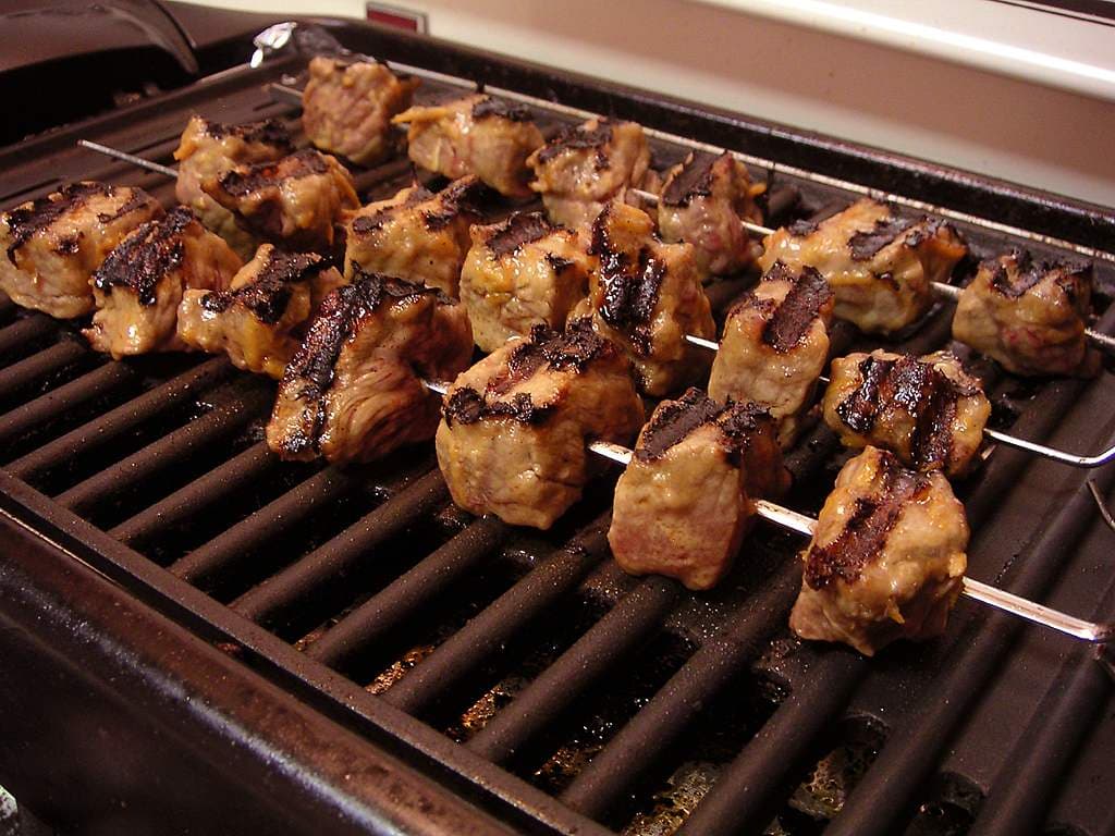 An outdoor barbecue